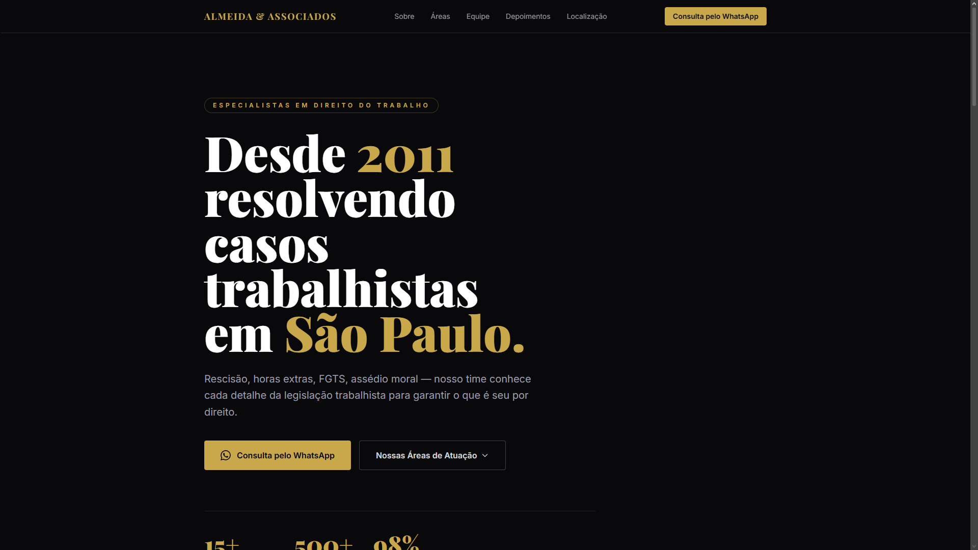 Screenshot do projeto Dev Advocacy
